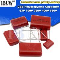 10PCS 63V 100V 250V 400V 630V CBB  Polypropylene film capacitor 100PF 220PF 470PF 10NF 1UF 22NF 100NF 220NF 330NF 470NF 680NF Electrical Circuitry Par