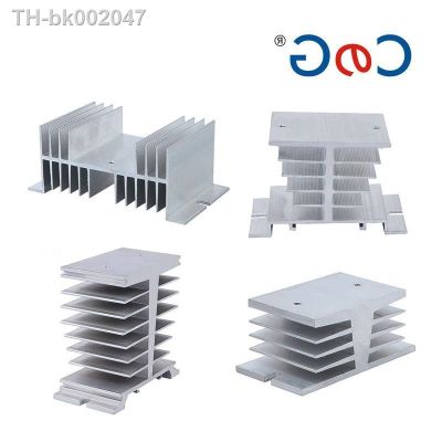 ☢ CG Radiator For Single Phase 10A 25A 40A 60A 80A 100A 120A 200A Aluminum Heat Sink SSR-10DA 25DA 40DA 1 Phase Solid State Relay