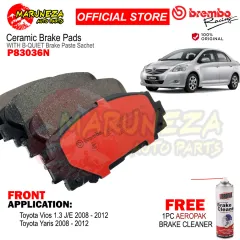 Brembo Brake Pads (P83165N) Toyota Vios 1.3, Yaris 2013 - 2023