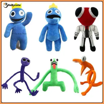 Roblox Rainbow Friends Chapter 2 Cartoon Game Character Doll Plush Slippers  Blue Plush Toy Slippers Soft Stuffed Animal Slippers Gifts For Kids Fans
