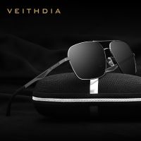 {Paopao glasses}VEITHDIA แบรนด์หรูแว่นตา UV400 P Olarized ผู้ชาย39; S อาทิตย์แว่นตาวินเทจกีฬากลางแจ้งขับรถแว่นกันแดดสำหรับชาย2459