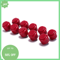 ?【Lowest price】Jay 10pcs 24mm ปุ่มกดเปลี่ยนสำหรับเกมปุ่มอาเขตชิ้นส่วน7สี