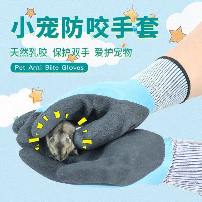 High-end Original Anti-bite gloves hamster supplies anti-scratch and bite pet golden bear parrot small pet adult catching mouse and cat gloves children