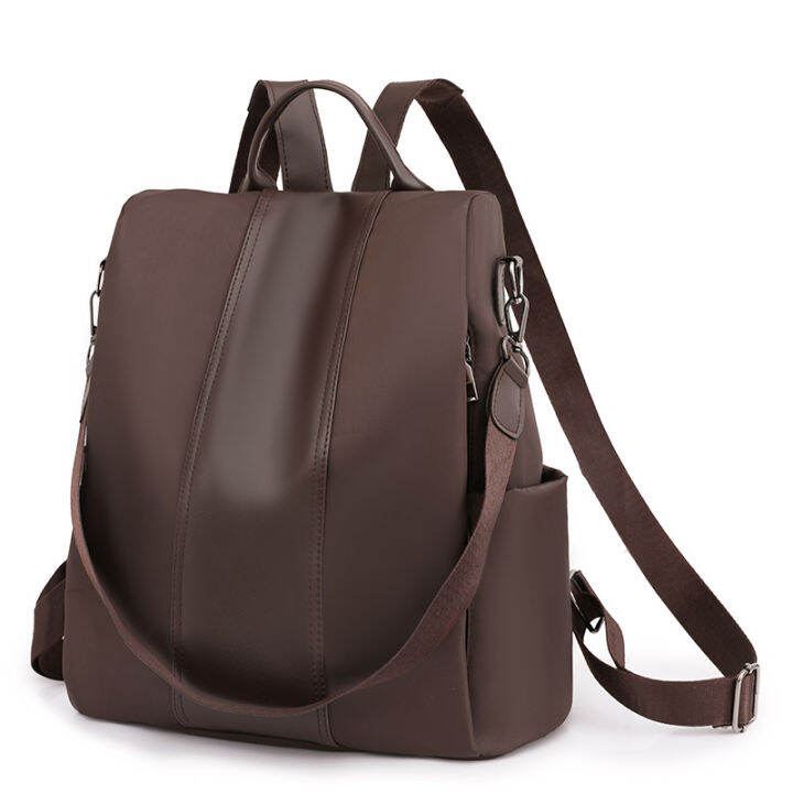 2023-new-korean-style-simple-solid-color-large-capacity-shoulder-bag-outdoor-leisure-travel-oxford-cloth-backpack-for-women-2023