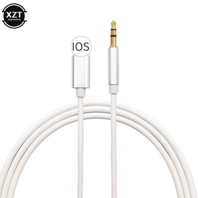 Car Audio Cable for Lightning to 3.5mm Jack Male to Male Transfer Headset AUX Adapter Wire for iPhone