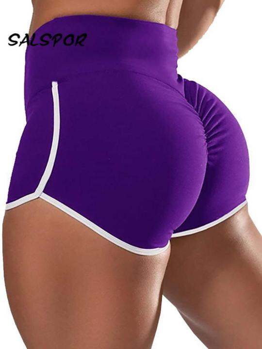 salspor-summer-shorts-women-thin-fitness-high-waist-biker-shorts-cycling-running-gym-shorts-feminino-skinny-activewear-black