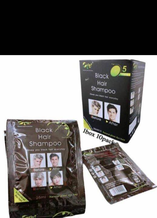 BLACK HAIR SHAMPOO 1PCS Lazada