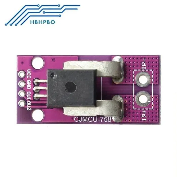 ACS758 50A Hall Current Sensor ACS758LCB-050B-PFF-T Linear Module ...