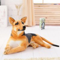 【YF】 Plush Toy Stuffed Simulation Stand   Sit Cartoon Dog German Shepherd Super Realistic Kids Gift Photography Props