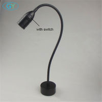 black Flexible Hose 3W LED Modern Wall Lamp with switch led Lamp Bedside Reading Light Study Painting Wall Lighting