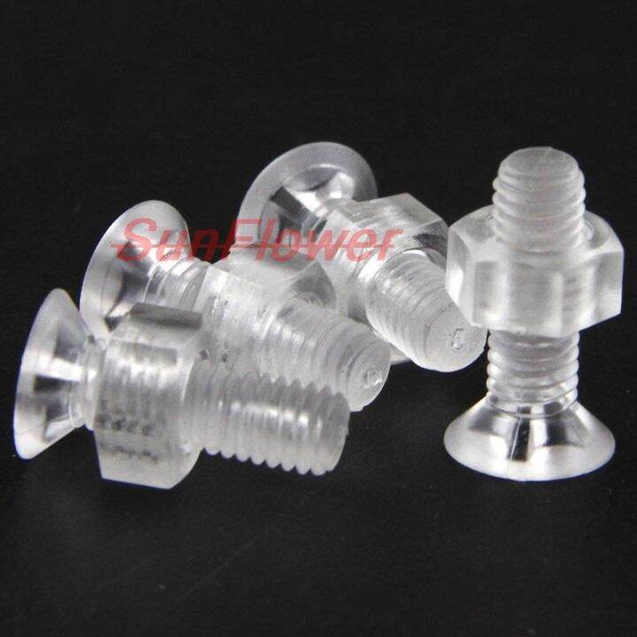 25sets-m3-m4-m5-acrylic-clear-transparent-plastic-nylon-screw-countersunk-flat-head-phillips-cross-head-screw-bolt-with-hex-nut