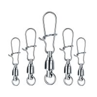 Accessories Tackle Lure Stainless Hooked [hot]10PCS/lot Fishing Steel Fishhook Swivels Bearing Interlock with Connector Rolling