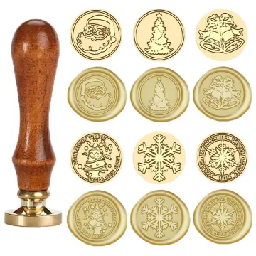 Wax Seal Stamp Set Lacquered Stamp Sealing Wax Kit DIY Craft