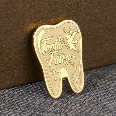 REPLICA 1PC Tooth Fairy เหรียญที่ระลึกเหรียญสร้างสรรค์เด็กฟันเปลี่ยนของขวัญชุบเหรียญของขวัญตกแต่งบ้านของที่ระลึก-kdddd