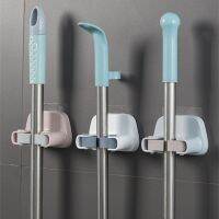 1pc Multi-Purpose Hooks Mop Rack Wall-Mounted Mop Storage Box Broom Hanger Hook Bathroom Waterproof Wall Self-Adhesive Hook