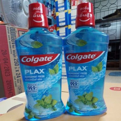 น้ำยาบ้วนปาก colgate plax ขนาด 750 ml×2 ขวด