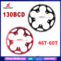 WUZEI 130 BCD รอบจักรยานถนนเฟือง50/52/54/56/58/60ครั้งโลหะผสม Chainwheel ถนนพับจักรยานโซ่ล้อสำหรับ Shimano