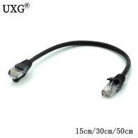 15cm 30cm 50cm Short CAT6 Cat5 Round UTP Ethernet Network Lan Cable RJ45 Connector 8P8C Patch Cord For Computer Rouder Cables