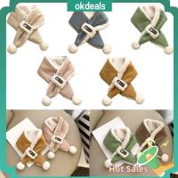 OKDEALS แฟชั่นสำหรับผู้หญิง กันลม ผ้าแคชเมียร์เทียม ที่คลุมไหล่ ผ้ากันเปื้อนอุ่นๆ ผ้าพันคอลายอบอุ่น ผ้าพันคอผ้าพลัฌ ผ้าพันคอผ้าพันคอผ้าพันคอ