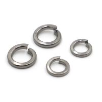 2/5/10/50/100 Buah M1.6 M2 M2.5 M3 M4 M5 M6 M8 M10 M12 M16 M24 GB93 304 A2 Stainless Steel Spring Split Lock Washer Gasket Elastis