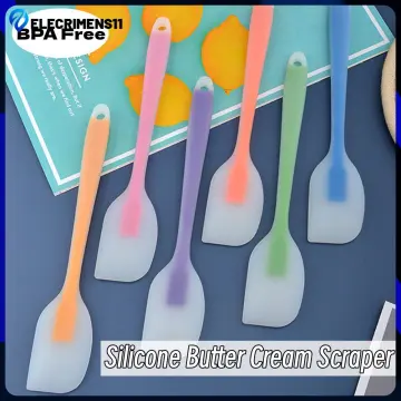 5pcs Silicone Kitchen Utensils Set Cream Butter Cake Spatula Mixing Batter  Scraper Brush Butter Mixer Brushe Baking Kitchen Tool