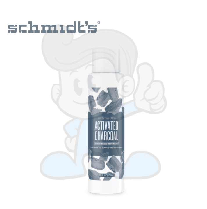 Schmidt's Activated Charcoal Plant Based Body Wash 16 oz. Lazada PH
