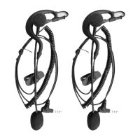 2pcs V6 V4 FBIM V6C V4C Intercom Headset Football Referees Coach Judger Arbitration Bicycle Conference Earpiece Earphone