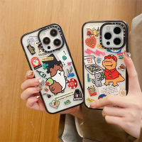 《Kiki》Case.tify Hard Phone case for iphone 14 14plus 14pro 14promax 13 13pro 13promax fashion High quality HD transparent phone case 12 12pro 12promax 11 Cartoon dinosaur Doodle stickers Cute phone case Official New design strong shock protection case