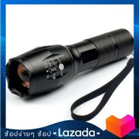 (ไฟฉาย T6) ไฟฉายแรงสูง กันน้ำได้ กันสนิม ซูมได้ 5 ระดับ แสงจ้ามากเป็นพิเศษ LED CREE XML