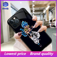 MG TIKTOK ระเบิด High-End กระจกนิรภัยเคสโทรศัพท์สำหรับ iPhone 14 14max 14Promax 13 13Pro 13Promax 12ProMax 11 7Plus 8Plus XR XS X XSMAX 11ProMax 11pro 12 12pro Dragon Ball Vegeta