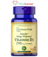 Puritan Vitamin D3 10,000IU / 100 Softgels