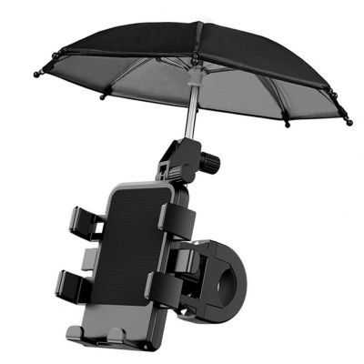 Universal Rainproof Bicycle Mobile Phone Support Anti-slip Silicone Clip Sunscreen Bike Phone Holder Motorcycle Accessories