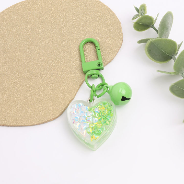 resin-pendant-bag-ornaments-heart-filled-sparkling-charm-phone-charm-colorful-heart-pendant-keychain-bell-keychain