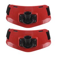 【Ready Stock&amp;COD】2X Adjustable Stand Up Gimble Belt Boat Game Fishing Rod Holder Fishing Accessories Fishing Tackle(Red)