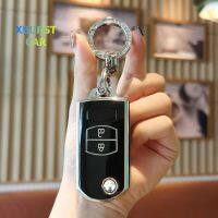 TPU รถยนต์ที่สำคัญที่ครอบคลุมกรณี Keyless Fob เชลล์ผู้ถือพวงกุญแจป้องกันสำหรับมาสด้า Demio 2 3 5 6 M2 M3 M5 M6 CX7 RX8 MX5 MPV