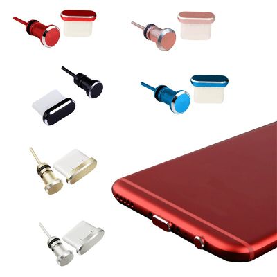 2PCS Type C Phone Charging Port 3.5mm Earphone Jack Sim Card USB C Dust Plug For Samsung S10 S9 S8 Huawei P10 P20 P30 Pro Electrical Connectors
