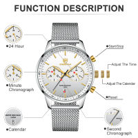 Men Watch Top nd Luxury CHEETAH Fashion Stainless Steel Quartz Wristwatch Mens Waterproof Sport Watches Relogio Masculino