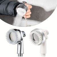 Shampoo Bed Pressurized Shower Head With Silicone Brush Massage Head Flush Faucet Two Switch