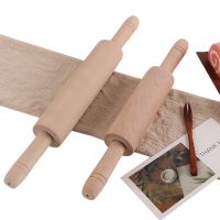 [COD] Unpainted beech rolling large dumpling skin special catch baking tool activity roller pin