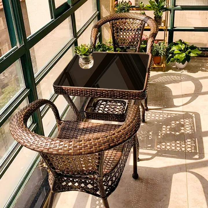 งานสานมือ-ชุดโต๊ะเก้าอี้หวาย-ชุดโต๊ะเก้าอี้สนาม-outdoor-furniture-โต๊ะสนามในสวน-โต๊ะกาแฟในสวน-หวายเทียม-pe-ทนแดด-ทนฝน-สินค้าไฮเอนด์