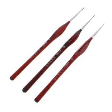 Dainayw Detail Paint Brushes Set 7 pcs Miniature Brushes for Fine Detailing  & Art Painting - Acrylic, Watercolor, Oil, Models