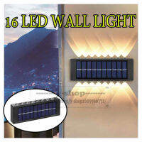 Warm White Solar Wall Lamp 16 LED