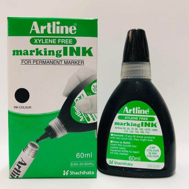 Artline Marking INK For Permanent Marker 60ml (ESK2060/KL) Lazada