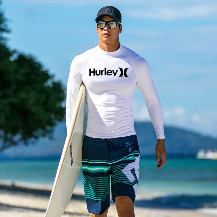 New 2023 HURLEY người đàn ông Surf ánh sáng rashgard Tay áo dài lặn chống  nắng Top đồ bơi 