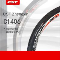 ยางรถจักรยาน CST Zhengxin ยาง C1406จักรยานเสือหมอบล้อจักรยาน700*23 25C อุปกรณ์ขี่จักรยาน