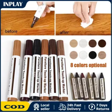 White Furniture Touch up Marker/Pen Repair Scratches Wood Floor Cabinet  Scratch