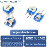 【CW】 10pcs Adjustable Resistor Horizontal and Vertical DIP 100Ω 200Ω 220Ω 500Ω 1KΩ 2KΩ 5KΩ 10KΩ 20KΩ 50KΩ 100KΩ 200KΩ 500KΩ 1MΩ Ohm