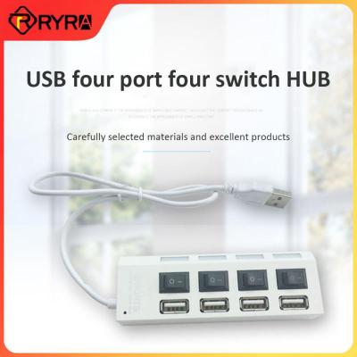 Hyra USB 1.1ฮับยูเอสบีฮับ USB 1.1ที่พ้วง USB ฮับแยก USB ใช้อะแดปเตอร์ไฟฟ้า4/7พอร์ตขยายหลาย1.1ฮับ USB พร้อมสวิตช์สำหรับพีซี Feona