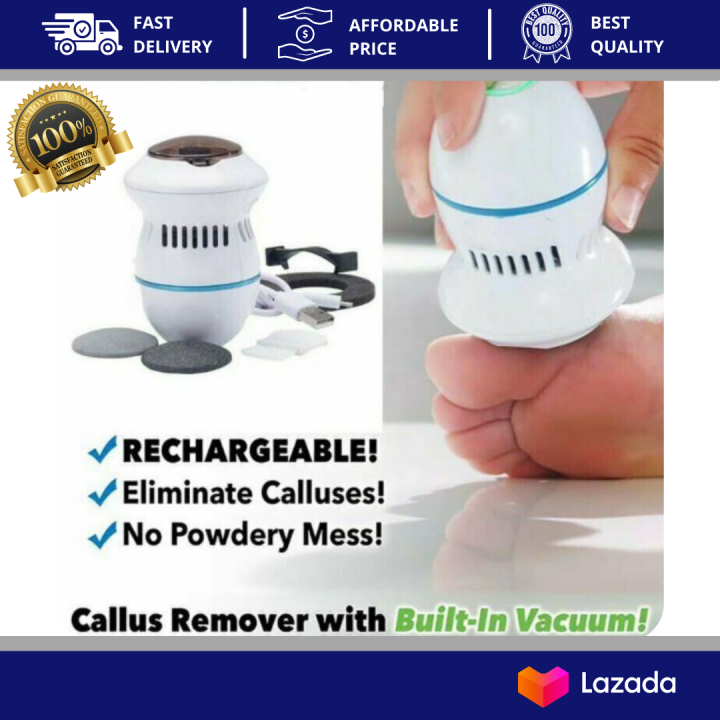 Pedi Vac Callus Remover for Feet with Built-in Vacuum Remove Dead