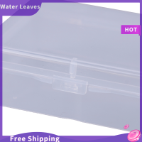 Water Leaves 9ซม.* 6.5ซม.* 3ซม.กล่องพลาสติกโปร่งใส CLEAR Square อเนกประสงค์